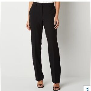 Worthington Black Women's Straight Leg Trouser